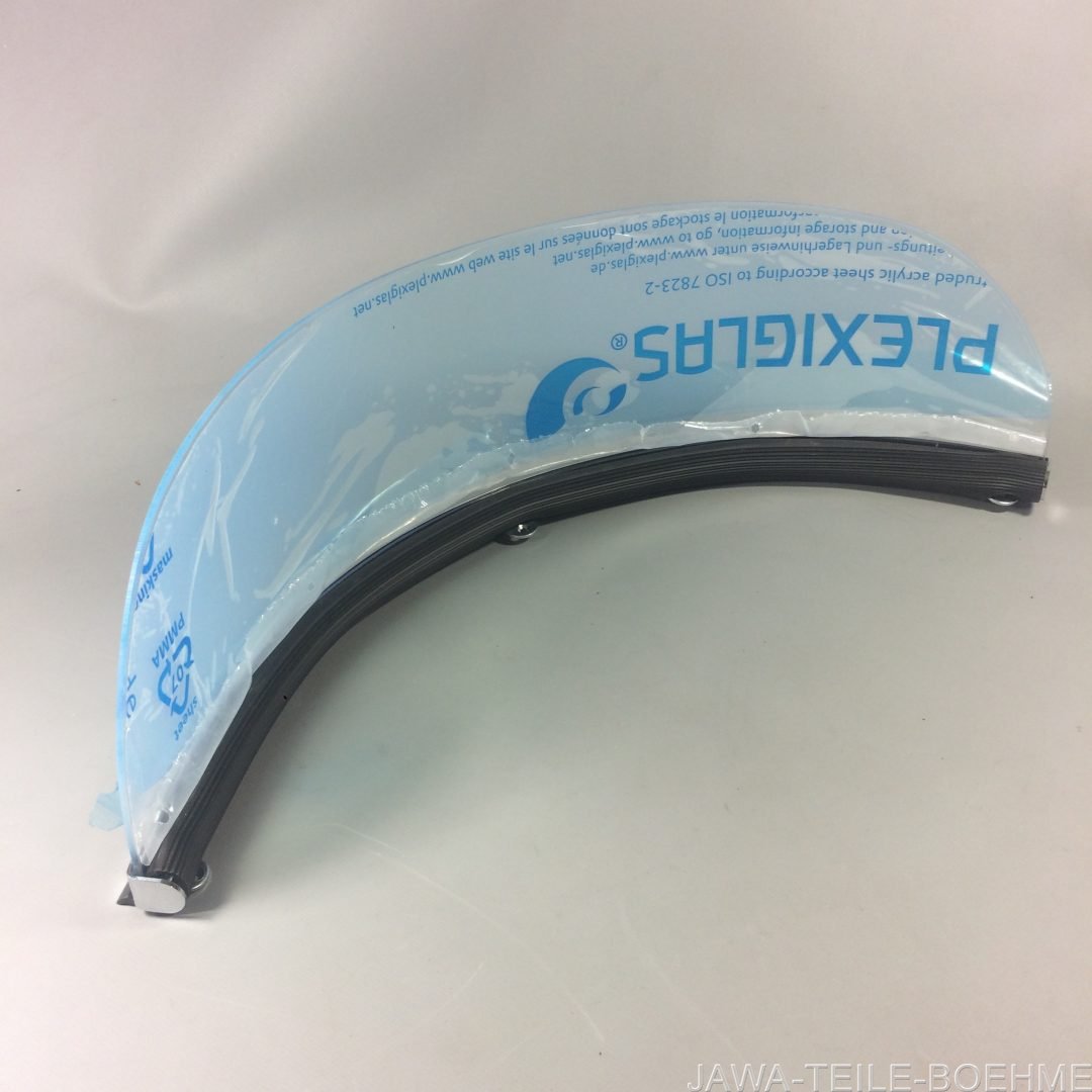 Windschutzscheibe „Sport“ Velorex 562 kompl. mit Chromrahmen | Jawa