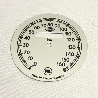 16-41274Zi Ziffernblatt für Tacho rund 1.Serie bis 160 km/h